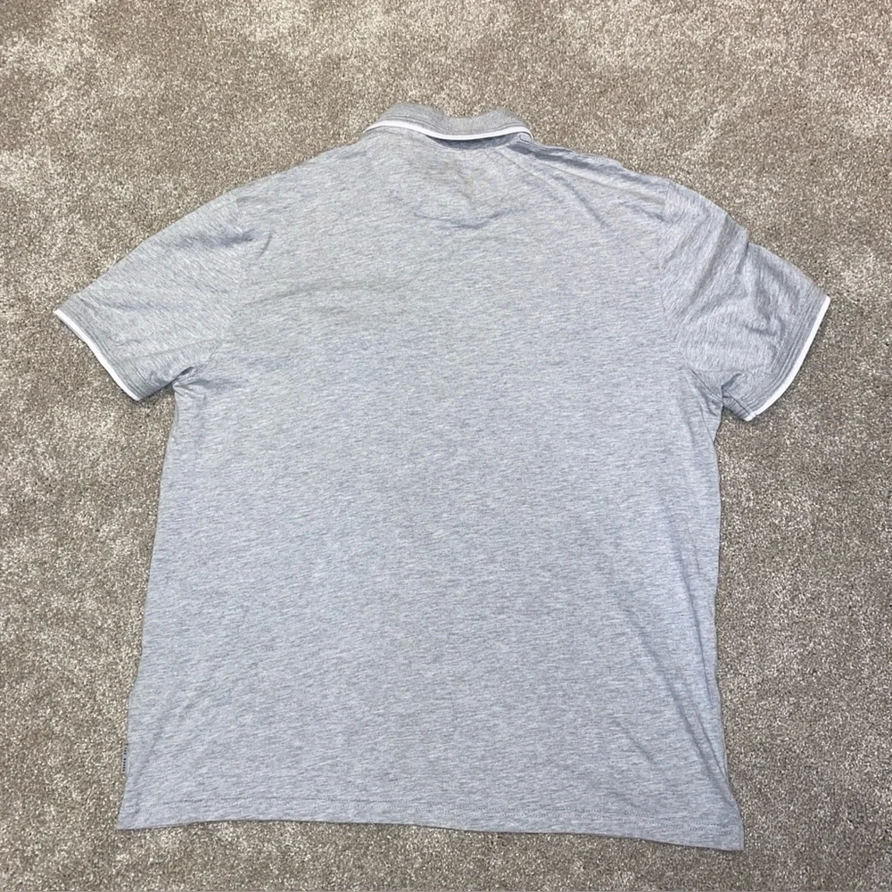 Ted Baker Light Grey Short Sleeve Polo Short Size 6 (XXL) Casual Comfort Classic - Picture 2 of 10